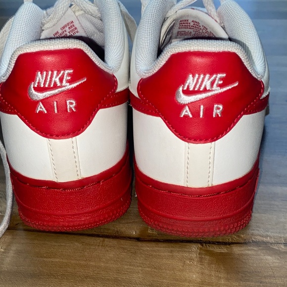 Nike Red and White Sneakers - Picture 4 of 4